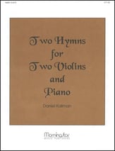 TWO HYMNS FOR TWO VIOLINS AND PIANO cover